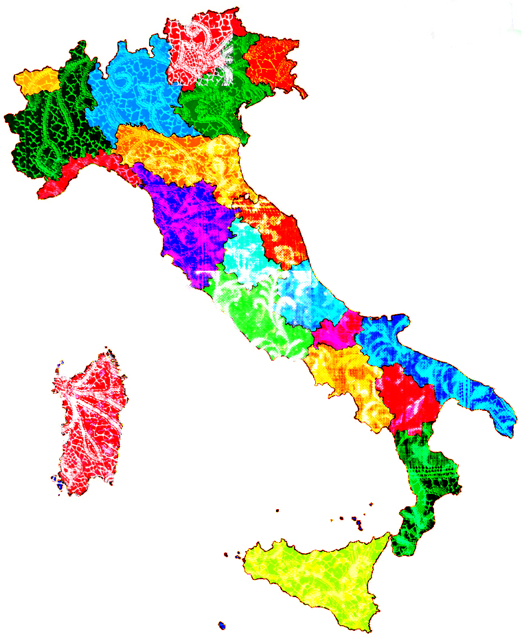 italia regioni merletti